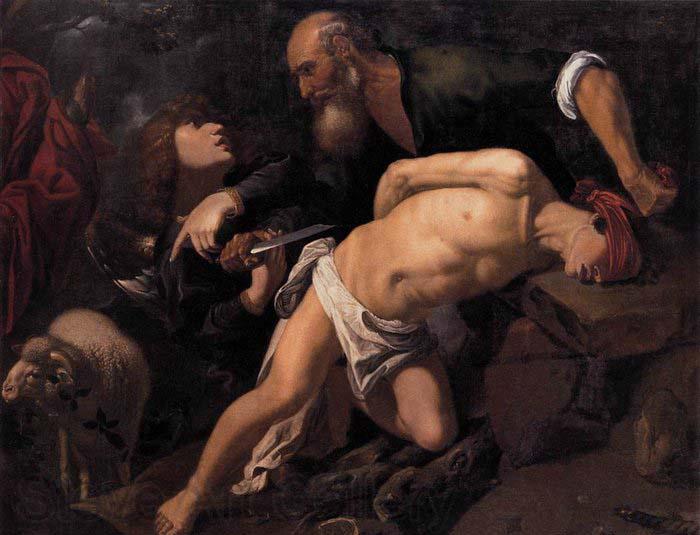 ORRENTE, Pedro The Sacrifice of Isaac Norge oil painting art